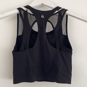 Lululemon Crop Top With Built In Bra
